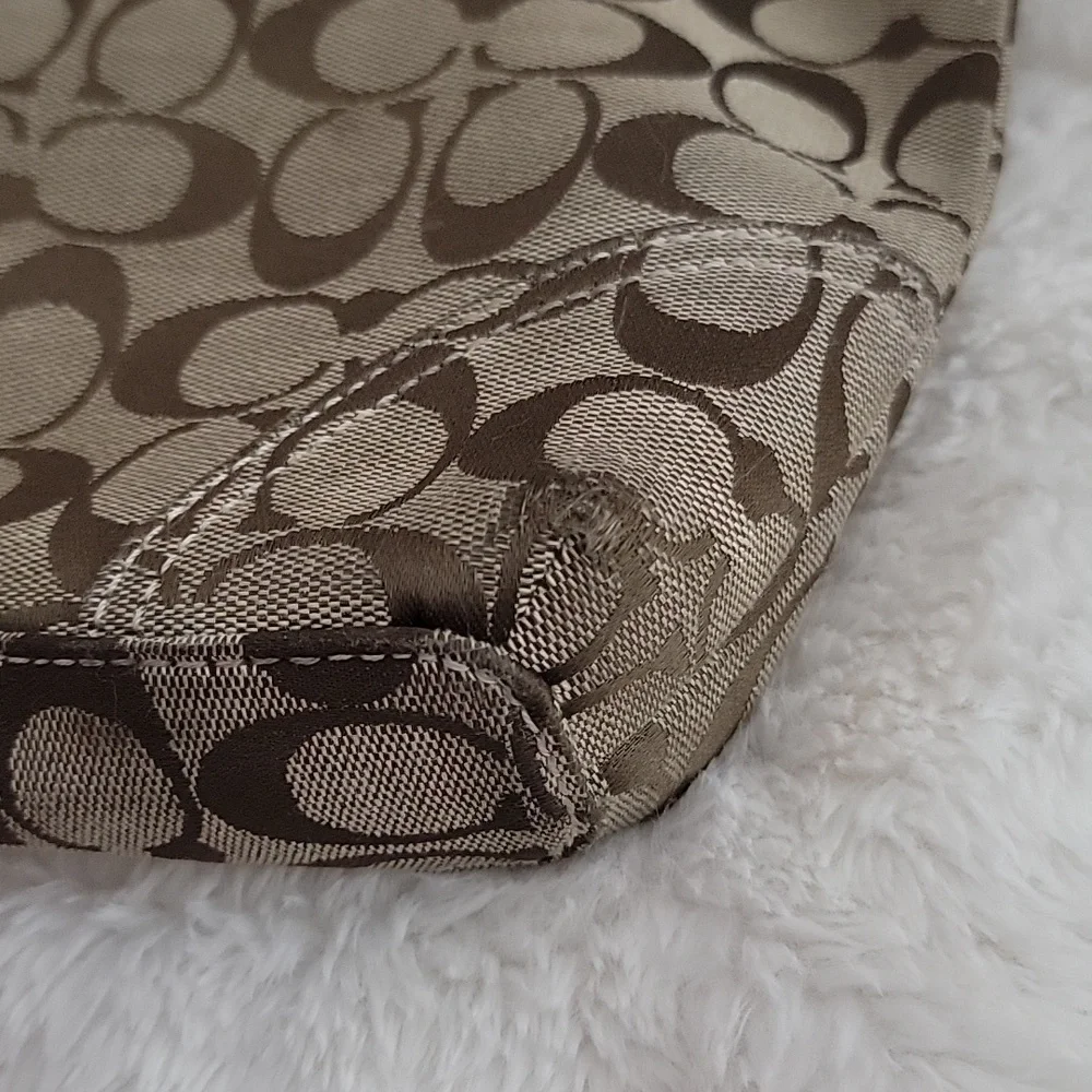 Coach Monogram Canvas Crossbody Bag Purse
